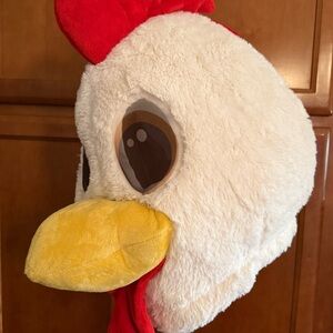 Dan Dee Chicken Head Costume Mask collectors choice big greeter heads